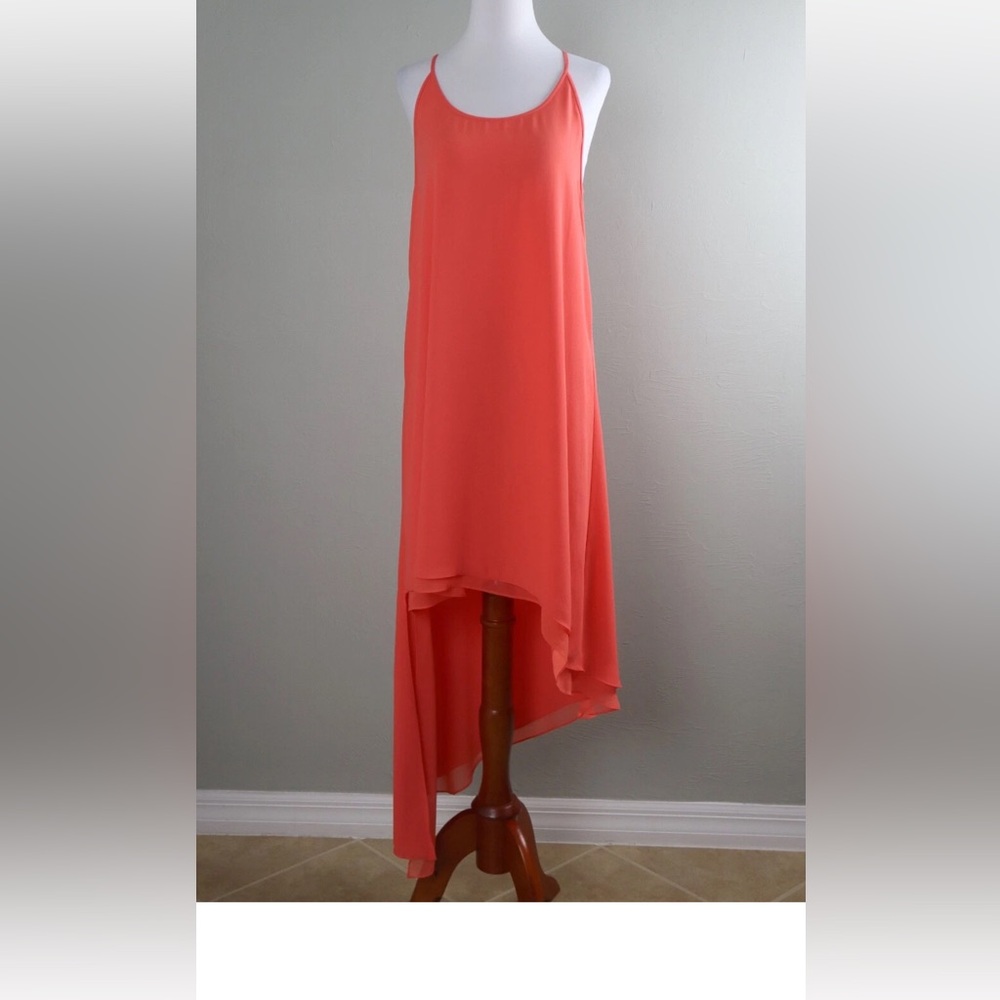 BCBGMaxAzria Lienna Tiered Hi Lo Cami Dress in Ambrosia